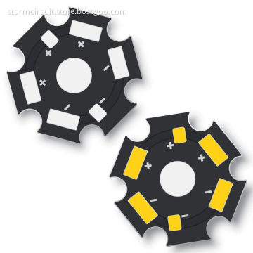 Double Side PCB with  with components